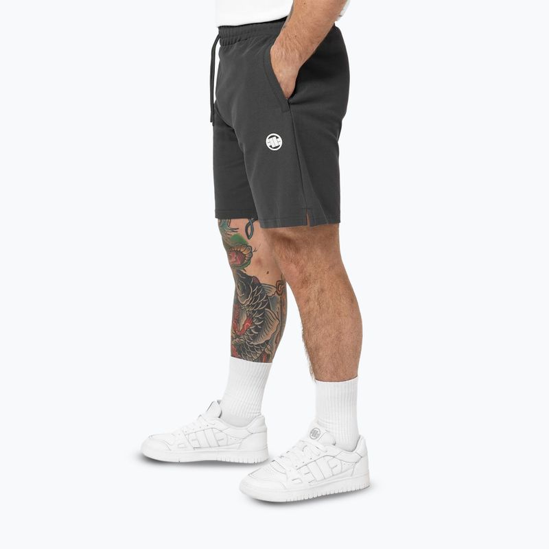 Pánske šortky Pitbull West Coast Pique Rockey graphite 5