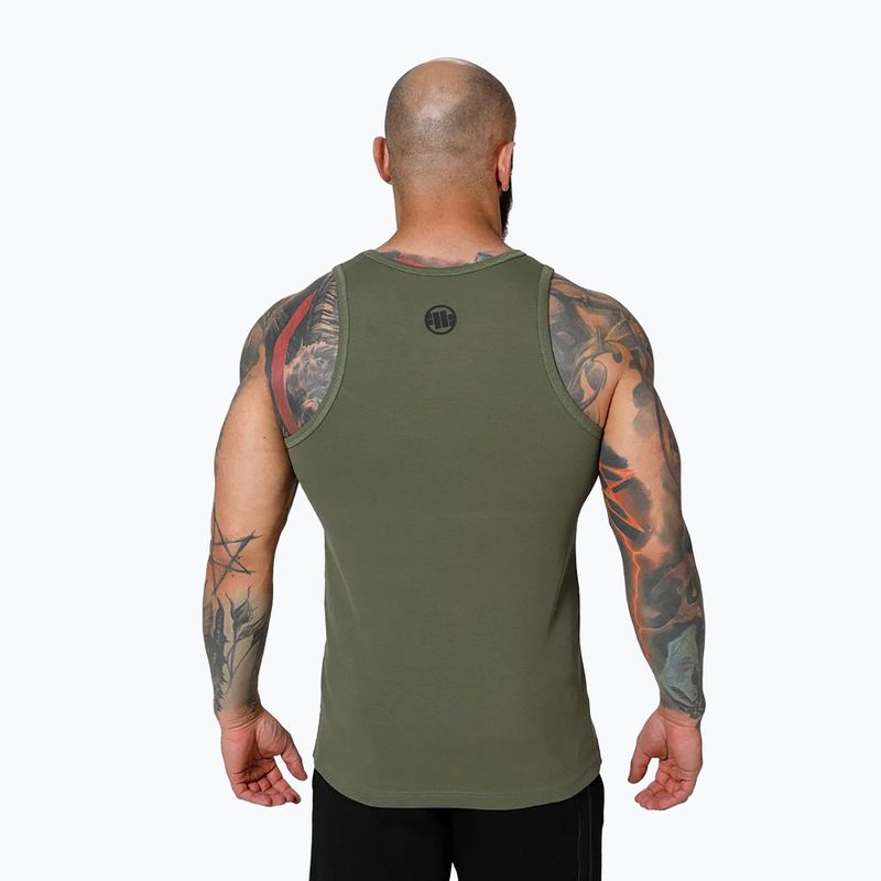Pánske tielko Pitbull Boxing Top olive 3