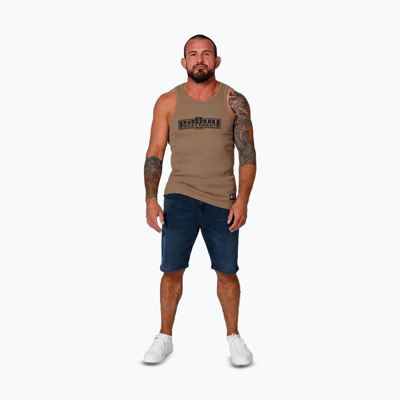Pánske boxerské tielko Pitbull Coyote Brown 2