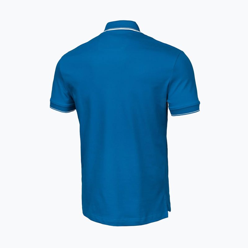 Pánske polo tričko Pitbull Polo Pique Stripes Regular royal blue 5