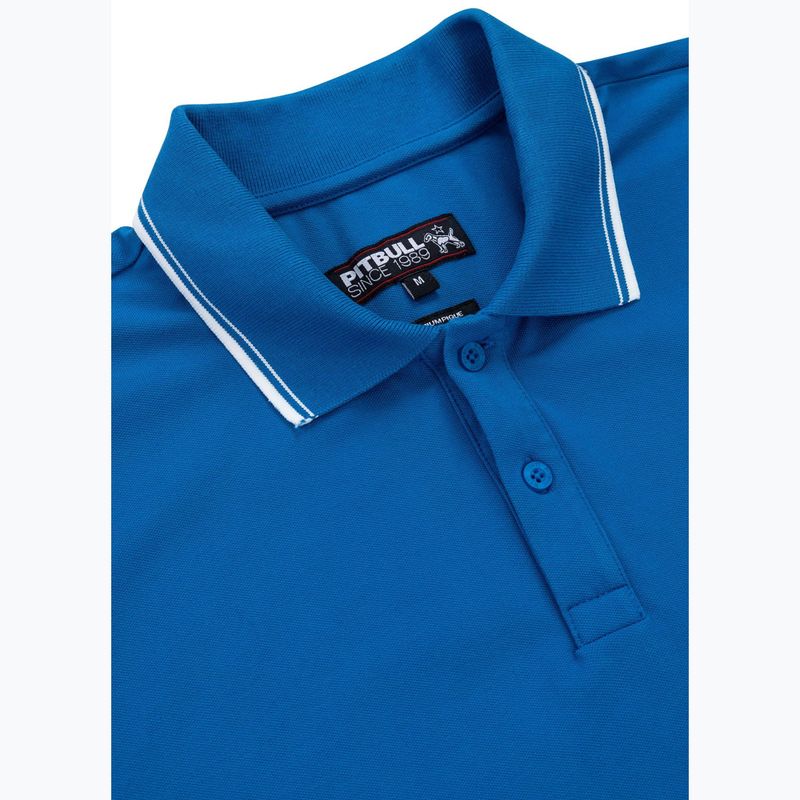 Pánske polo tričko Pitbull Polo Pique Stripes Regular royal blue 6