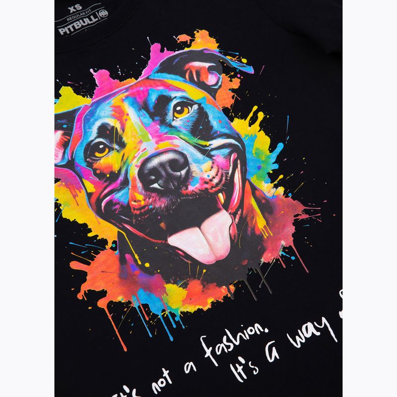 Dámske tričko Pitbull West Coast Watercolor black 7