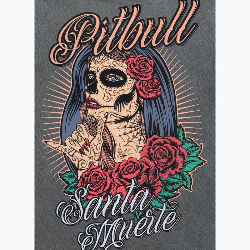 Pitbull West Coast pánske tričko Santa Muerte graphite 5