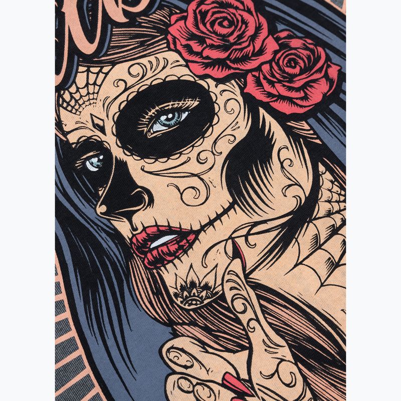 Pitbull West Coast pánske tričko Santa Muerte graphite 6