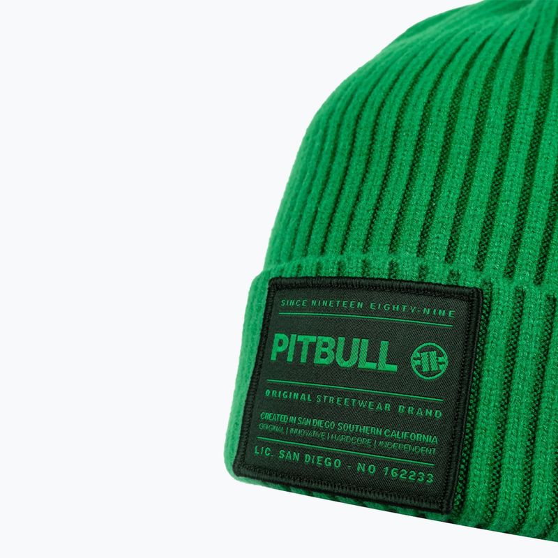 Pánska zimná čiapka Pitbull Beanie Dock green 3