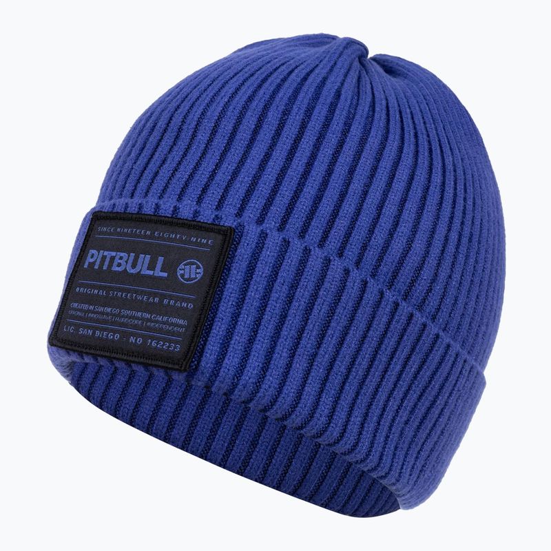 Pánska zimná čiapka Pitbull Beanie Dock electric blue