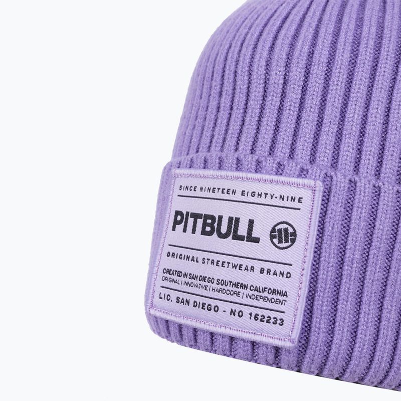 Pánska zimná čiapka Pitbull Beanie Dock lilac 3