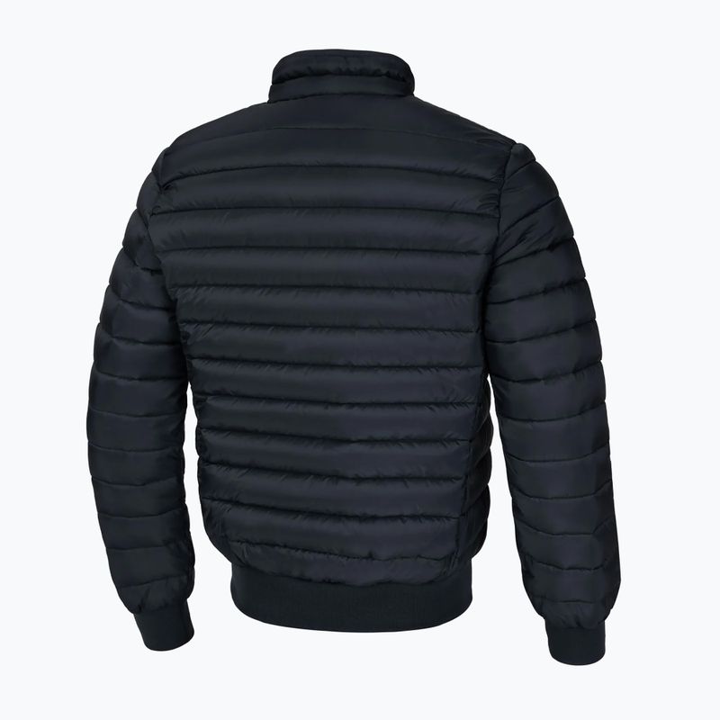 Pánska bunda Pitbull Lancaster Quilted dark navy 2