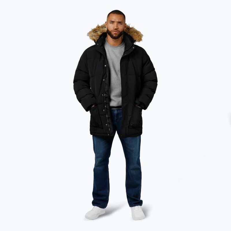 Pánska bunda Pitbull Forest Hooded Parka black 2