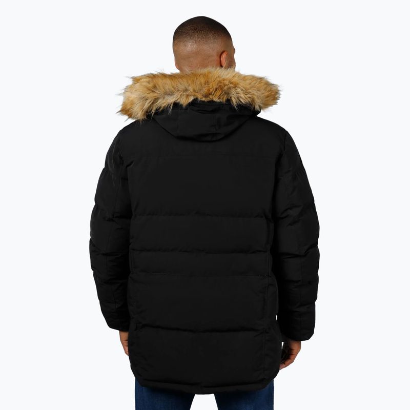 Pánska bunda Pitbull Forest Hooded Parka black 3