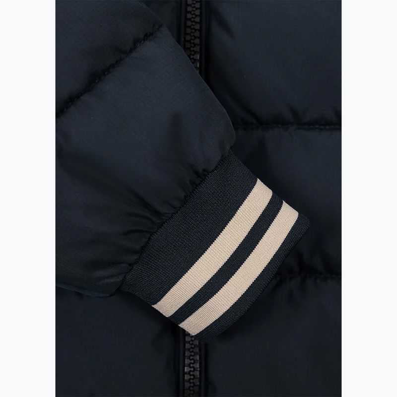Pánska bunda Pitbull Hidden Quilted Hooded dark navy/beige 6