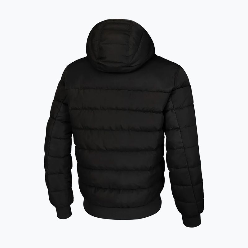 Pánska zimná bunda Pitbull Dillon Quilted Hooded black 6