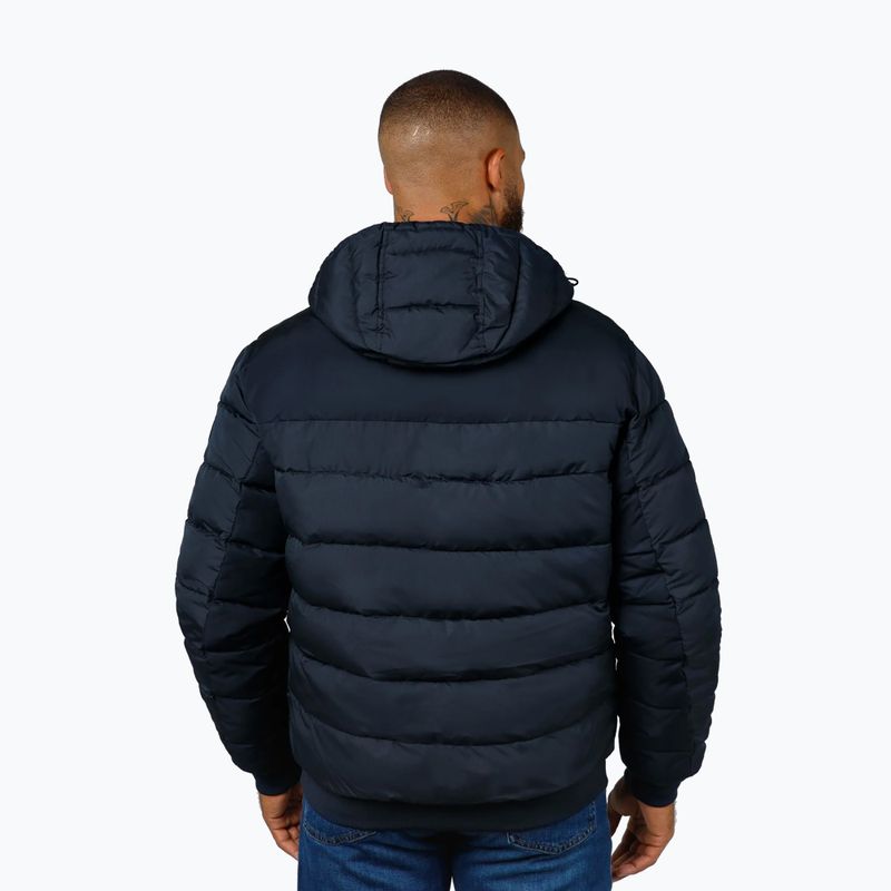 Pánska zimná bunda Pitbull Dillon Quilted Hooded dark navy 3