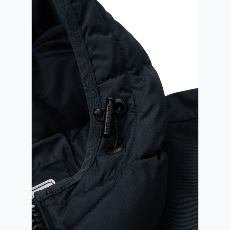 Pánska zimná bunda Pitbull Dillon Quilted Hooded dark navy 4