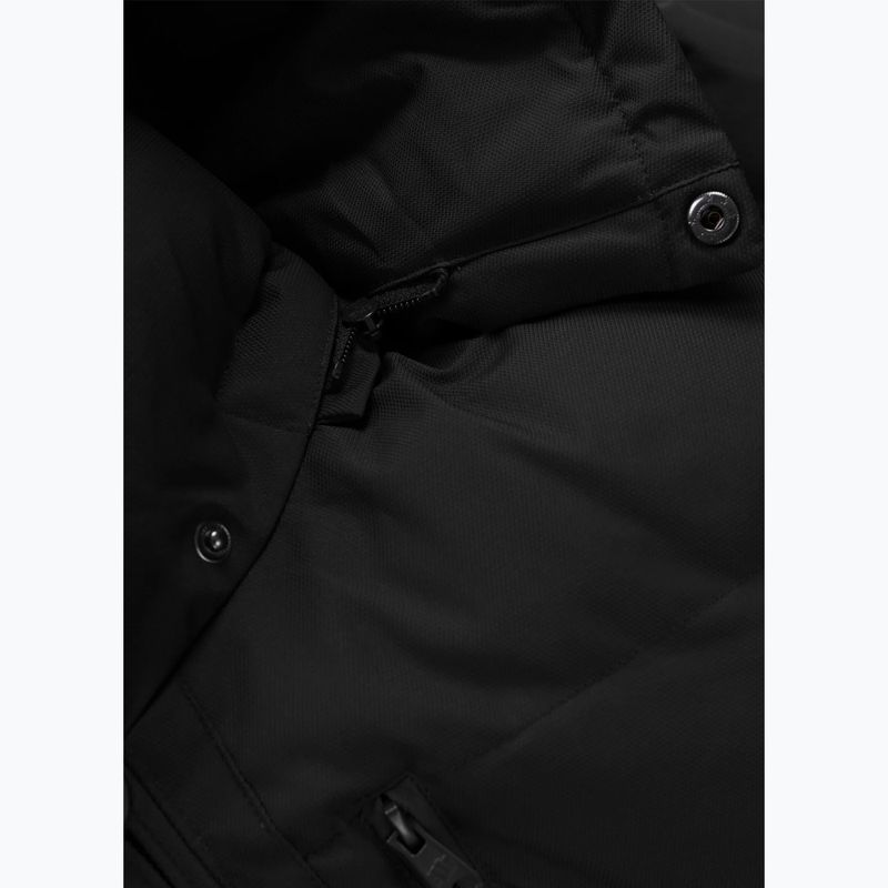 Pánska zimná bunda Pitbull Padded Rockfish Hooded fluorescent/red 9