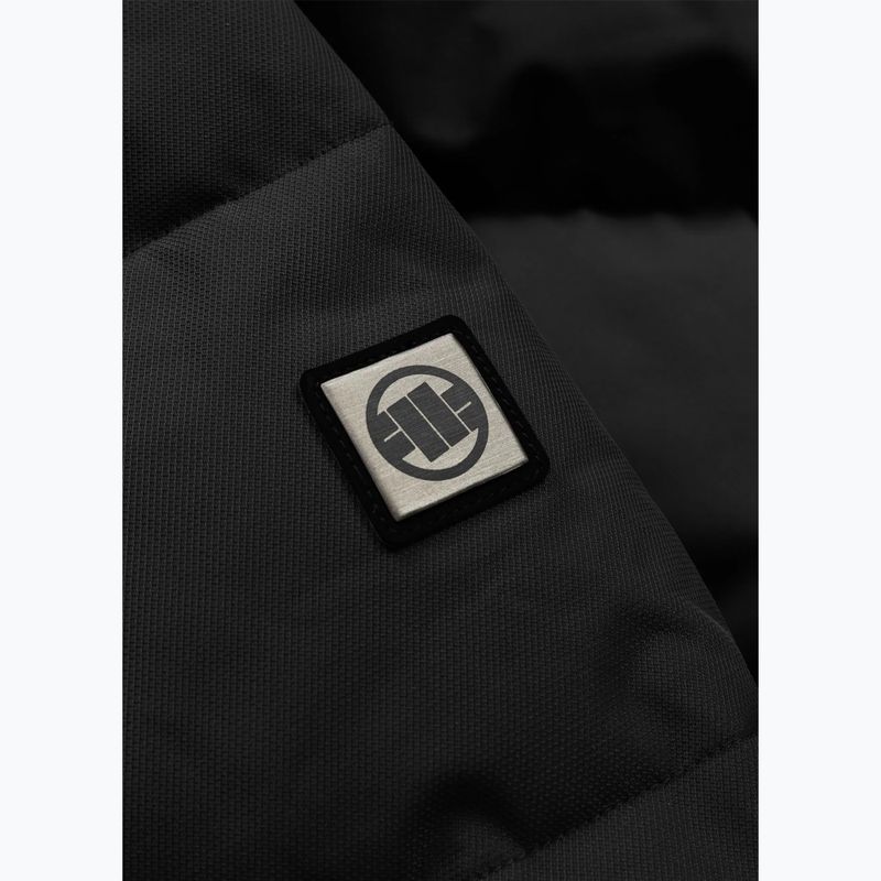 Pánska zimná bunda Pitbull Padded Rockfish Hooded fluorescent/red 12