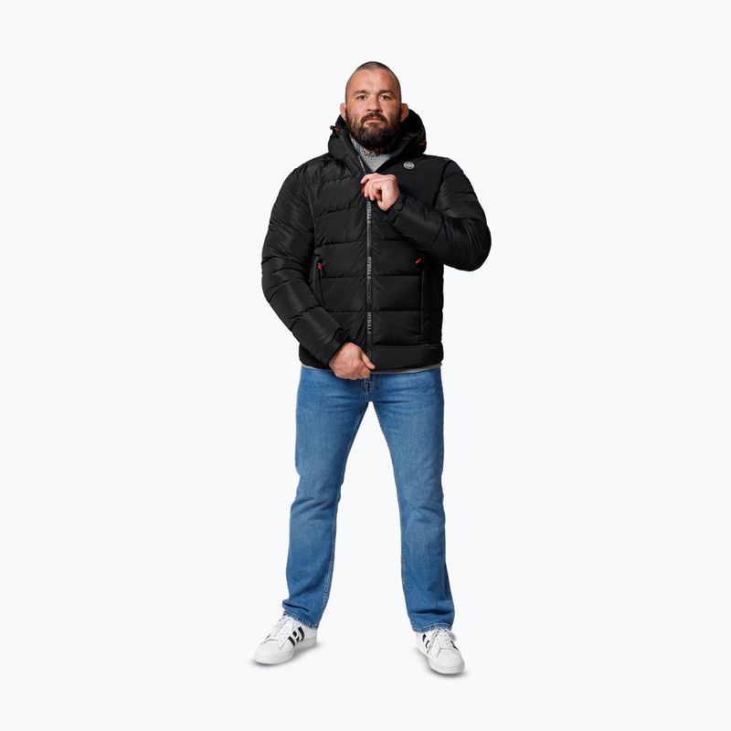 Pánska zimná bunda Pitbull West Coast Airway 5 Padded Hooded black 3