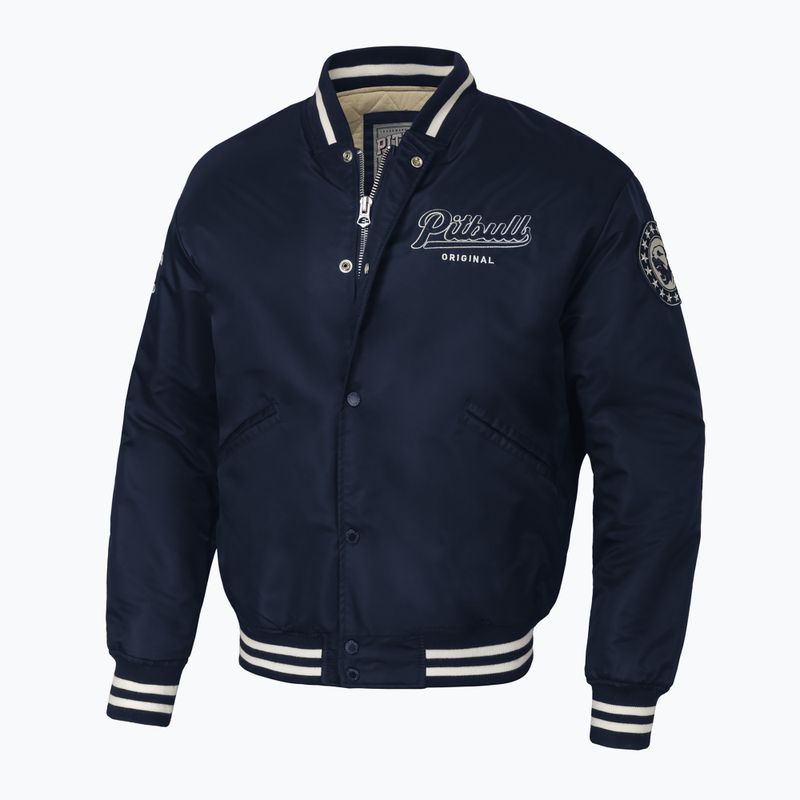 Pánska bunda Pitbull West Coast Seabridge Varsity dark navy 6