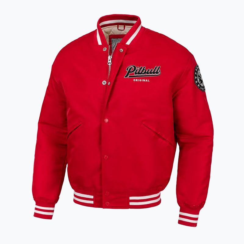 Pánska bunda Pitbull West Coast Seabridge Varsity red 6