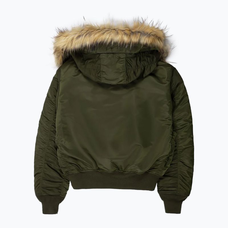 Pánska zimná bunda Pitbull Harvest Hooded Bomber olive 5