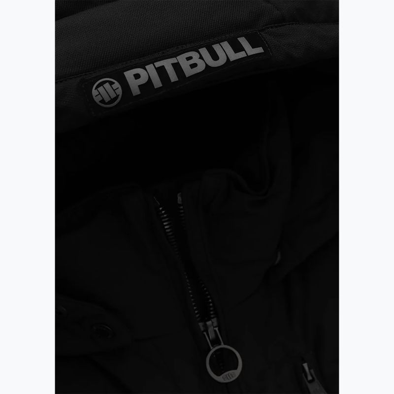 Pánska vesta Pitbull Patton Quilted Hooded black 11