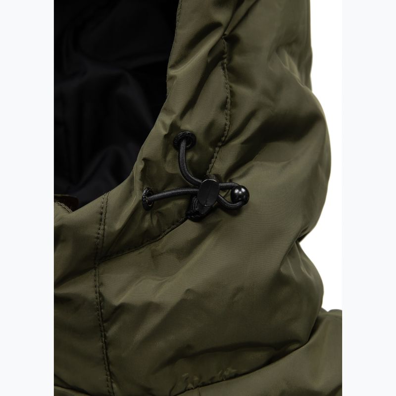 Pánska vesta  Pitbull Carver Quilted Hooded olive 6