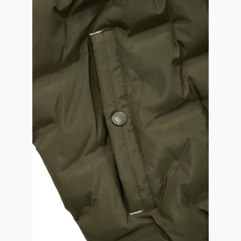 Pánska vesta  Pitbull Carver Quilted Hooded olive 8