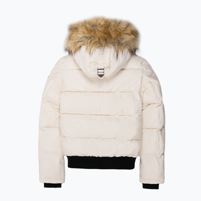 Dámska zimná bunda Pitbull Azalea Quilted Hooded sand  2