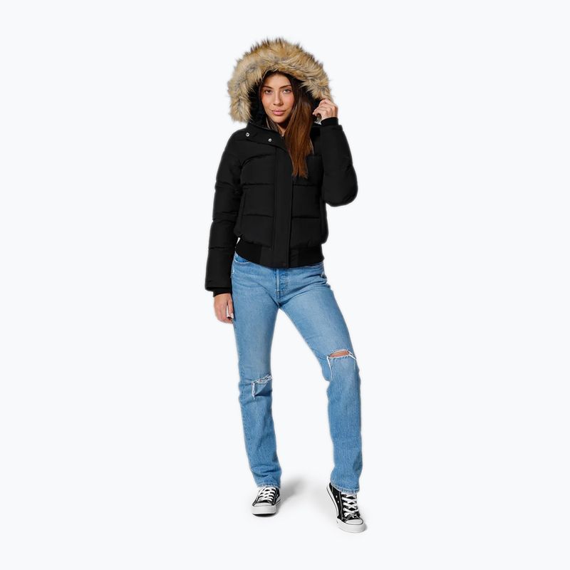 Dámska zimná bunda Pitbull Azalea Quilted Hooded black 2
