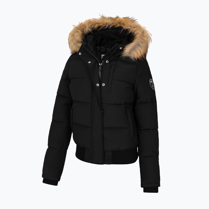 Dámska zimná bunda Pitbull Azalea Quilted Hooded black 6
