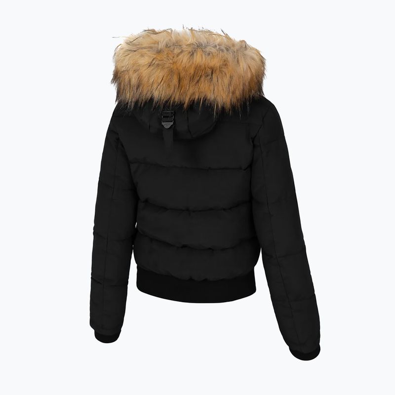 Dámska zimná bunda Pitbull Azalea Quilted Hooded black 8
