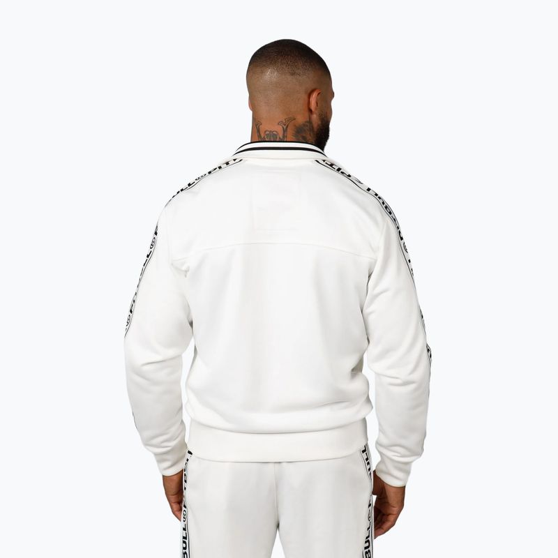 Pánska tepláková bunda Pitbull Tape Logo Terry Group off white 3