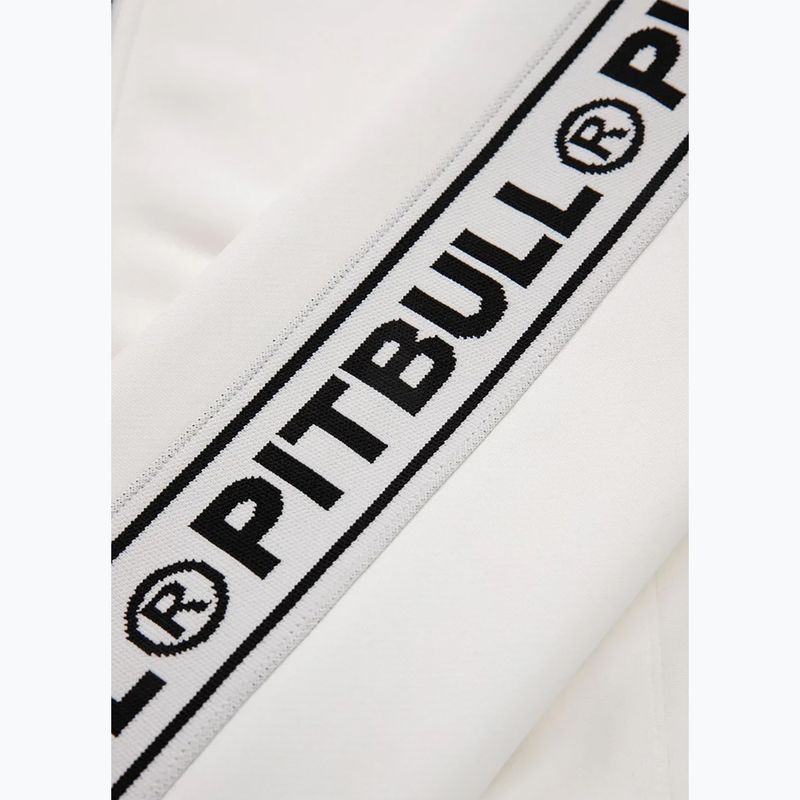 Pánska tepláková bunda Pitbull Tape Logo Terry Group off white 4