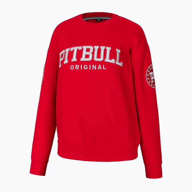 Dámska mikina Pitbull Tyrian Crewneck červená