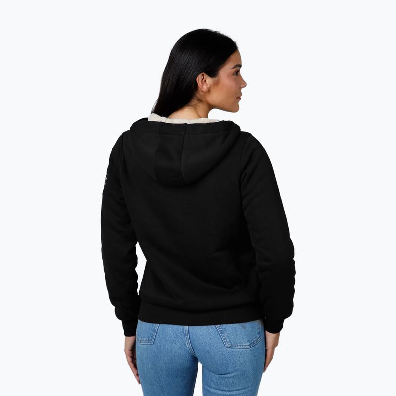Dámska mikina Pitbull Sherpa Ruffina Hooded Zip black 2