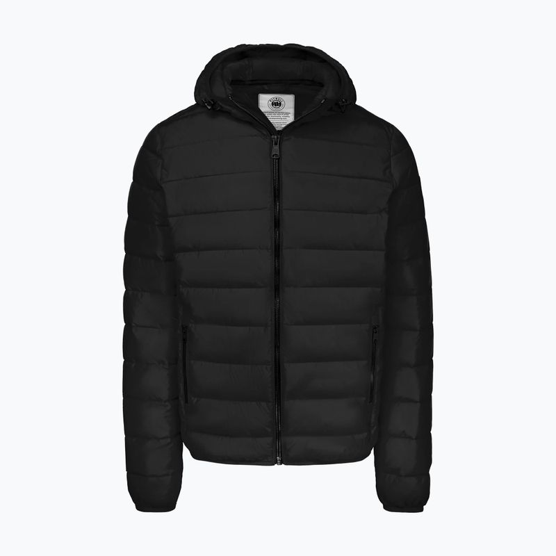 Pánska zimná bunda Pitbull Rubio Quilted Hooded dark navy/red 4