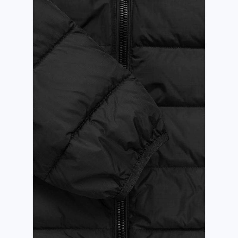 Pánska zimná bunda Pitbull Rubio Quilted Hooded dark navy/red 8