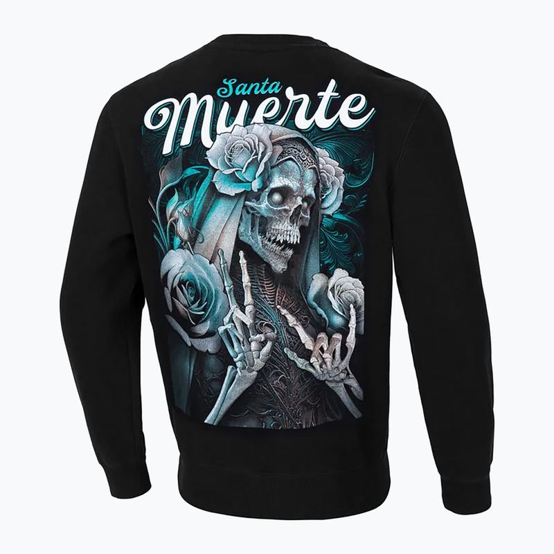 Pánska mikina Pitbull West Coast Crewneck Santa Muerte black 2
