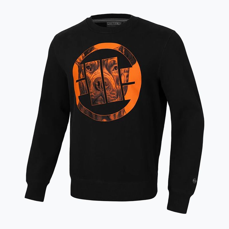Pánska mikina Pitbull West Coast Crewneck Orange Dog 24 black