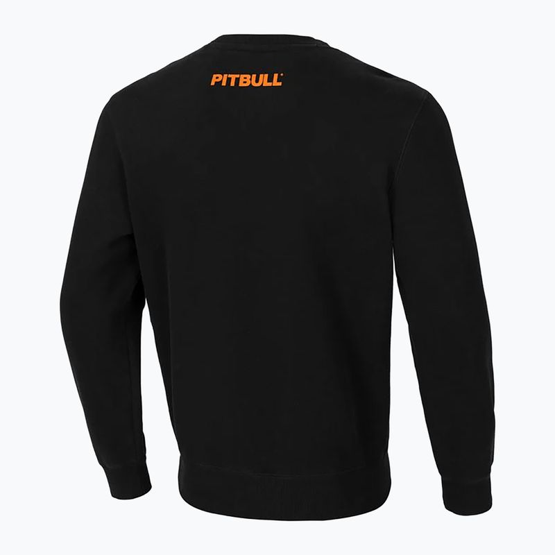 Pánska mikina Pitbull West Coast Crewneck Orange Dog 24 black 2