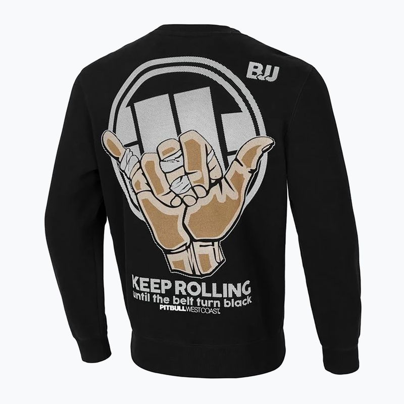 Pánska mikina Pitbull West Coast Crewneck Keep Rolling black 2