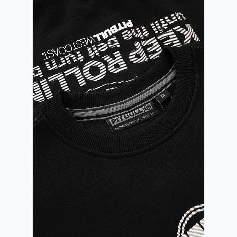 Pánska mikina Pitbull West Coast Crewneck Keep Rolling black 3