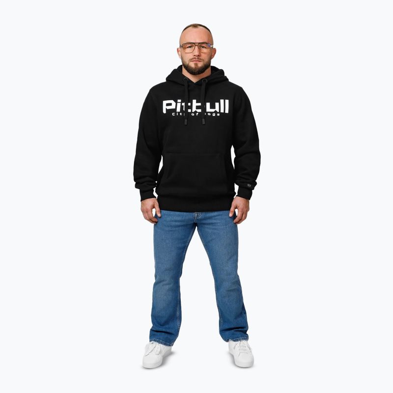 Pánska mikina Pitbull Hooded City Of Dogs black 2