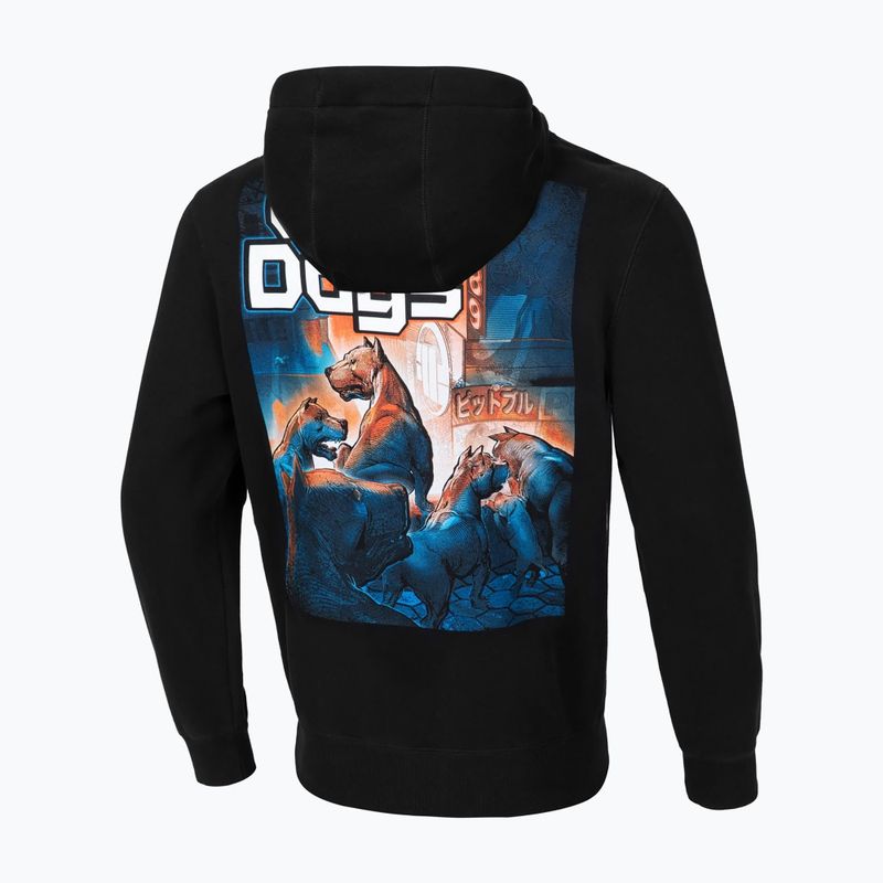 Pánska mikina Pitbull Hooded City Of Dogs black 5