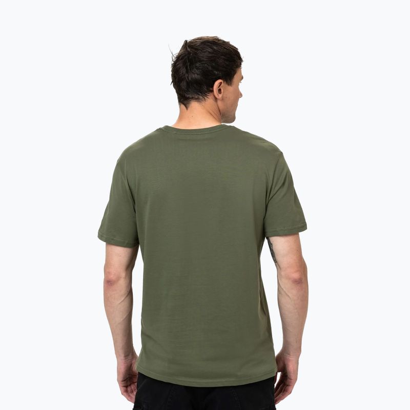 Pánske tričko Pitbull Small Logo olive 3