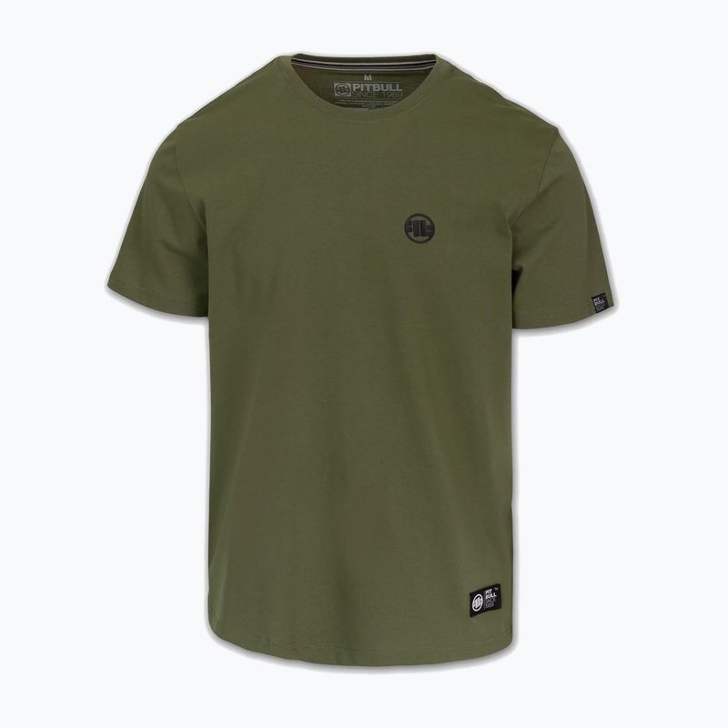 Pánske tričko Pitbull Small Logo olive 4