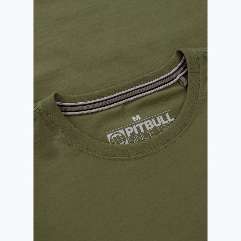 Pánske tričko Pitbull Small Logo olive 6
