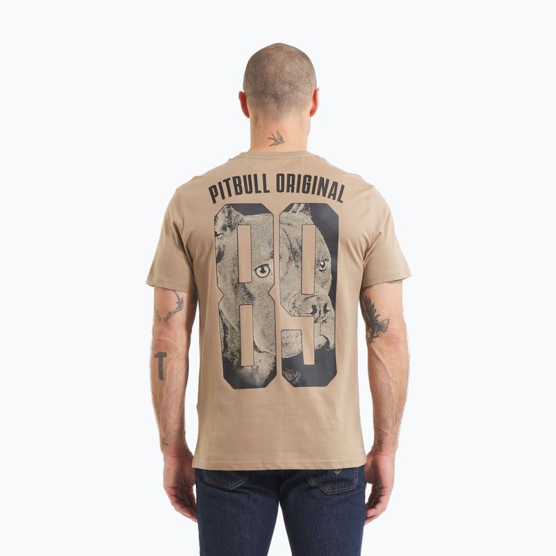 Pitbull Eighty Nine Dog tmavé pieskové pánske tričko 3