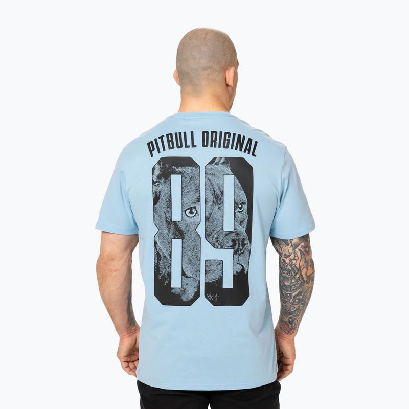 Pitbull Eighty Nine Dog pánske tričko svetlomodré 3