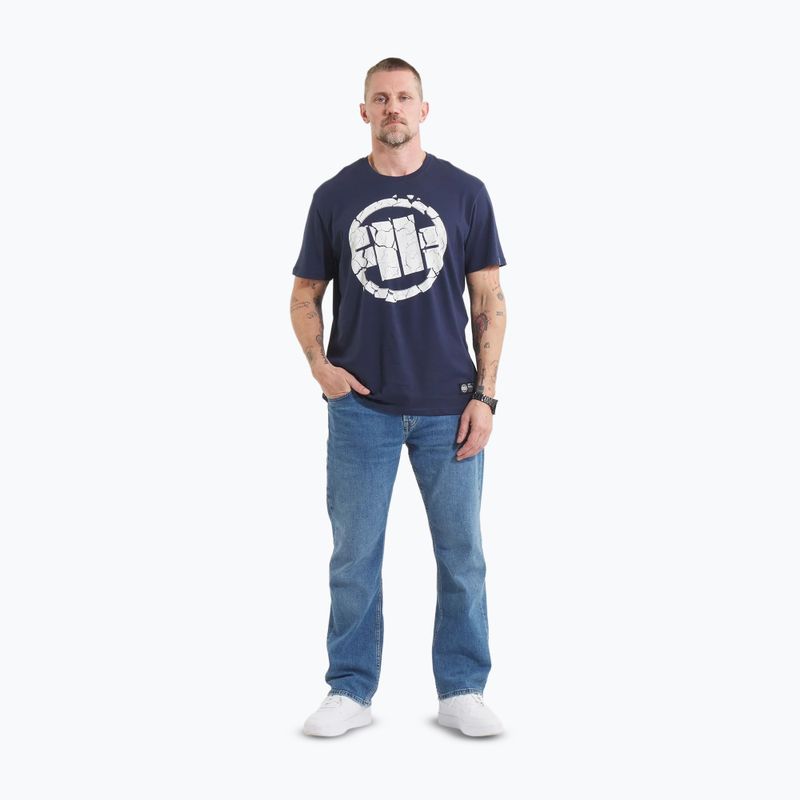 Pánske tričko Pitbull No Logo dark navy 2